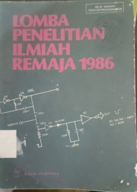 Image of LOMBA PENELITIAN ILMIAH REMAJA 1986