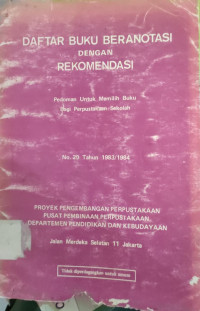 Image of DAFTAR BUKU BERANOTASI DENGAN REKOMENDASI NO 20