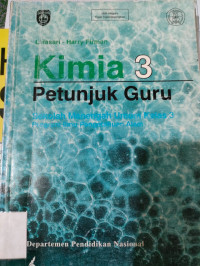 Image of KIMIA 3 PETUNJUK GURU