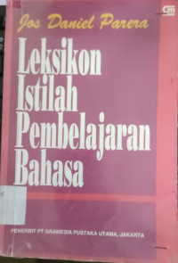 Image of LEKSIKON ISTILAH PEMBELAJARAN BAHASA