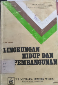 Image of LINGKUNGAN HIDUP DAN PEMBANGUNAN