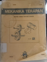 Image of MEKANIKA TERAPAN UNTUK CALON TEKNISI MESIN
