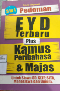 Image of PEDOMAN EYD TERBARU PLUS KAMUS PERIBAHASA DAN MAJAS
