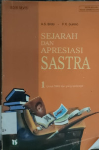 Image of SEJARAH DAN APRESIASI SASTRA 1